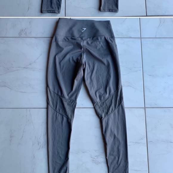 gymshark slate grey fusion V 2.0 leggings tights - Picture 4 of 5